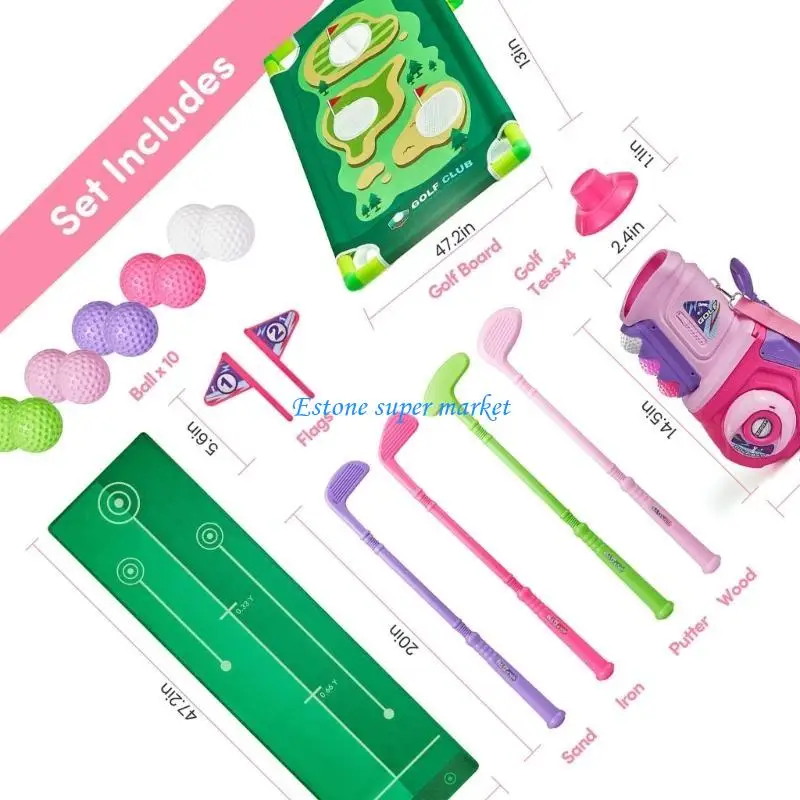090B Educational Golfing Training Toy to Improve Concentration Hand Organ Of Sight Coordination for Juvenile Kids