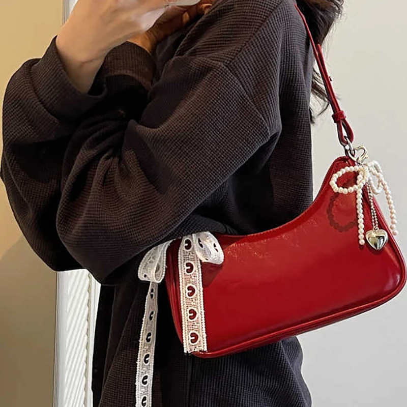 Borsa quadrata a spalla sotto le ascelle di lusso leggera da donna Borse a tracolla alla moda versatili estive 2025 Borse per pendolarismo quotidiano