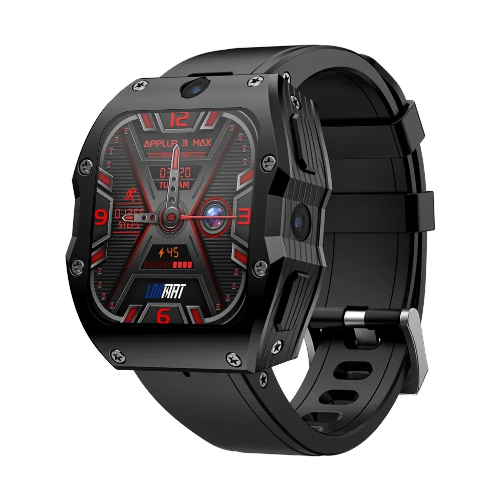 

APPLLP 3 MAX 2.02 inch HD TFT Display bluetooth Call Heart Rate SpO2 Monitor Sleep Monitoring SOS Multi-sport Modes Music