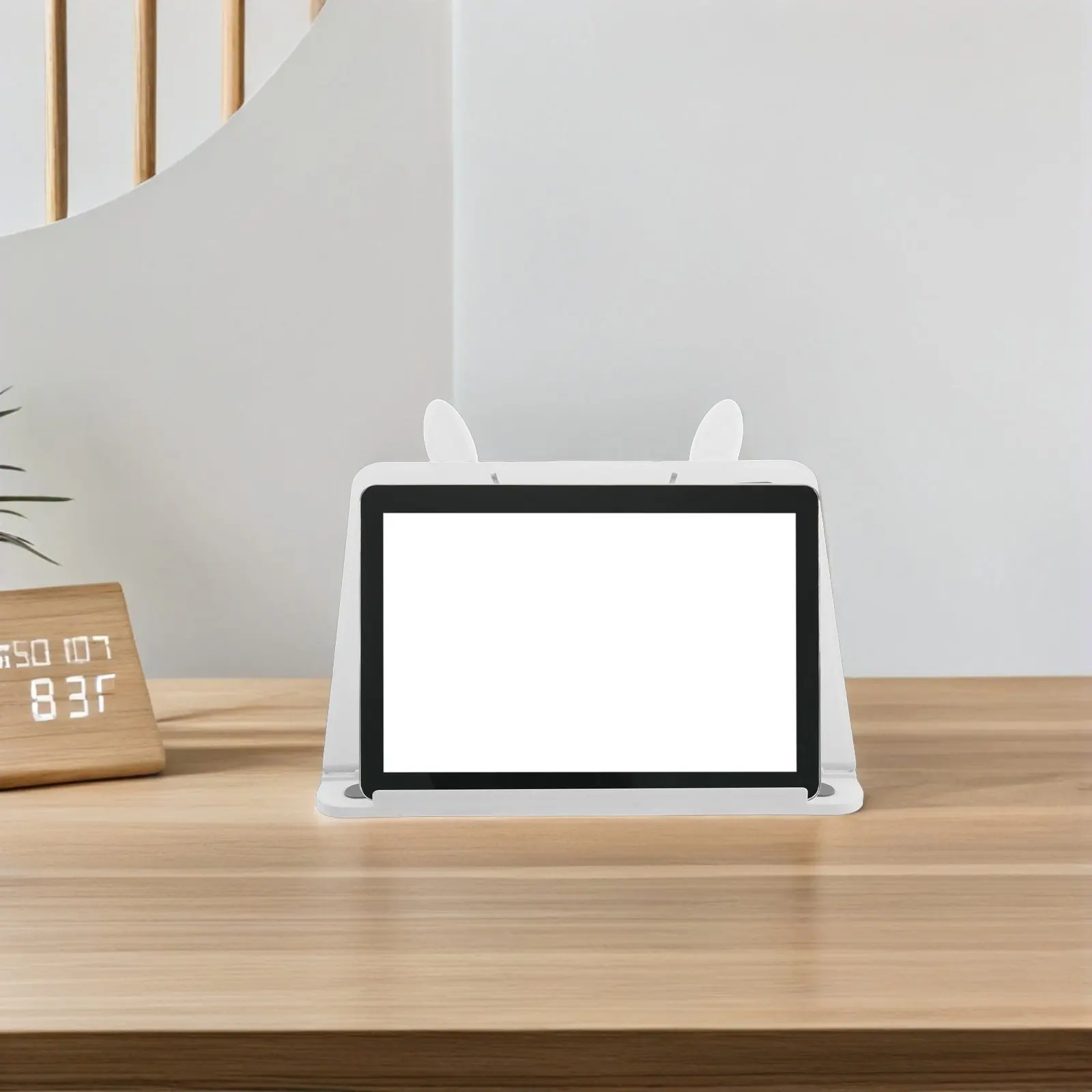 Desktop Tablet Holder Stand Foldable Bunny Ear Adjustable Laptop Dock Portable Multi-Angle Universal Laptop Tablet Holder