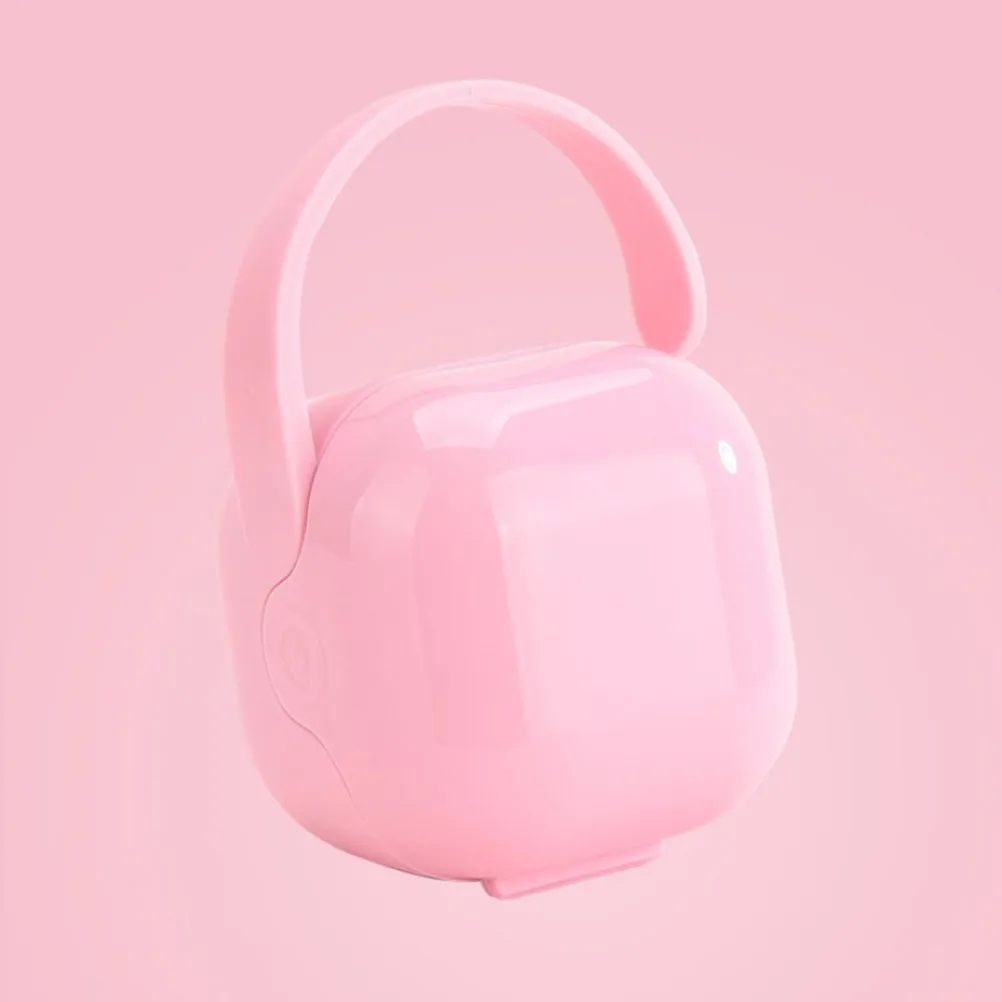 

2Pcs Portable Pacifier Box Protective Soother Storage Case Infant Carrying Container Travel Household Use Portable Pacifier Box
