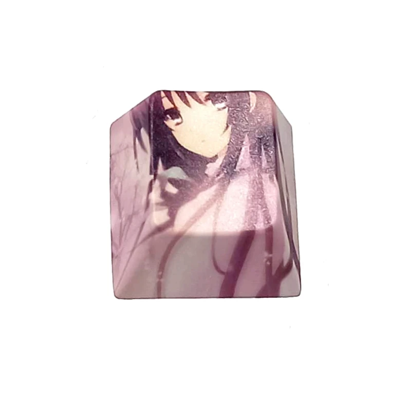 K1KF Gaming Anime Keycap Durable Original PBT Dye Sublimation Keycap Cherry Profile R4 Height for Mechanical Keyboard