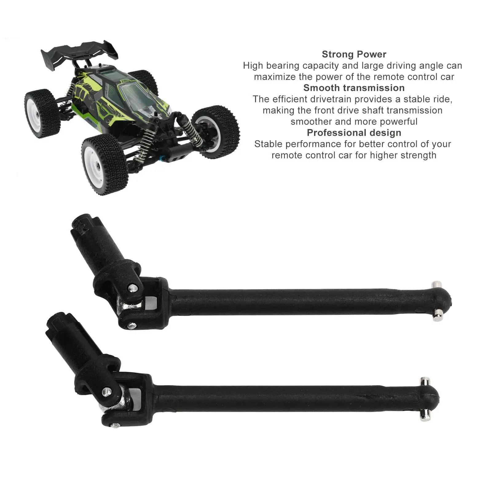 مجموعة عمود الإدارة RC سعة تحميل عالية زاوية كبيرة نقل عمود الإدارة الأمامي لسيارة RC scy 16102 16103 #5