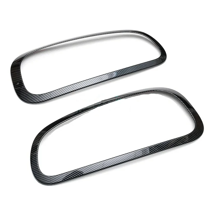 Для Mini Clubman F54, автомобильная противотуманная фара из углеродного волокна, задняя крышка телефона, колпачки фар 2016 2017 2018 2019 2020 2021