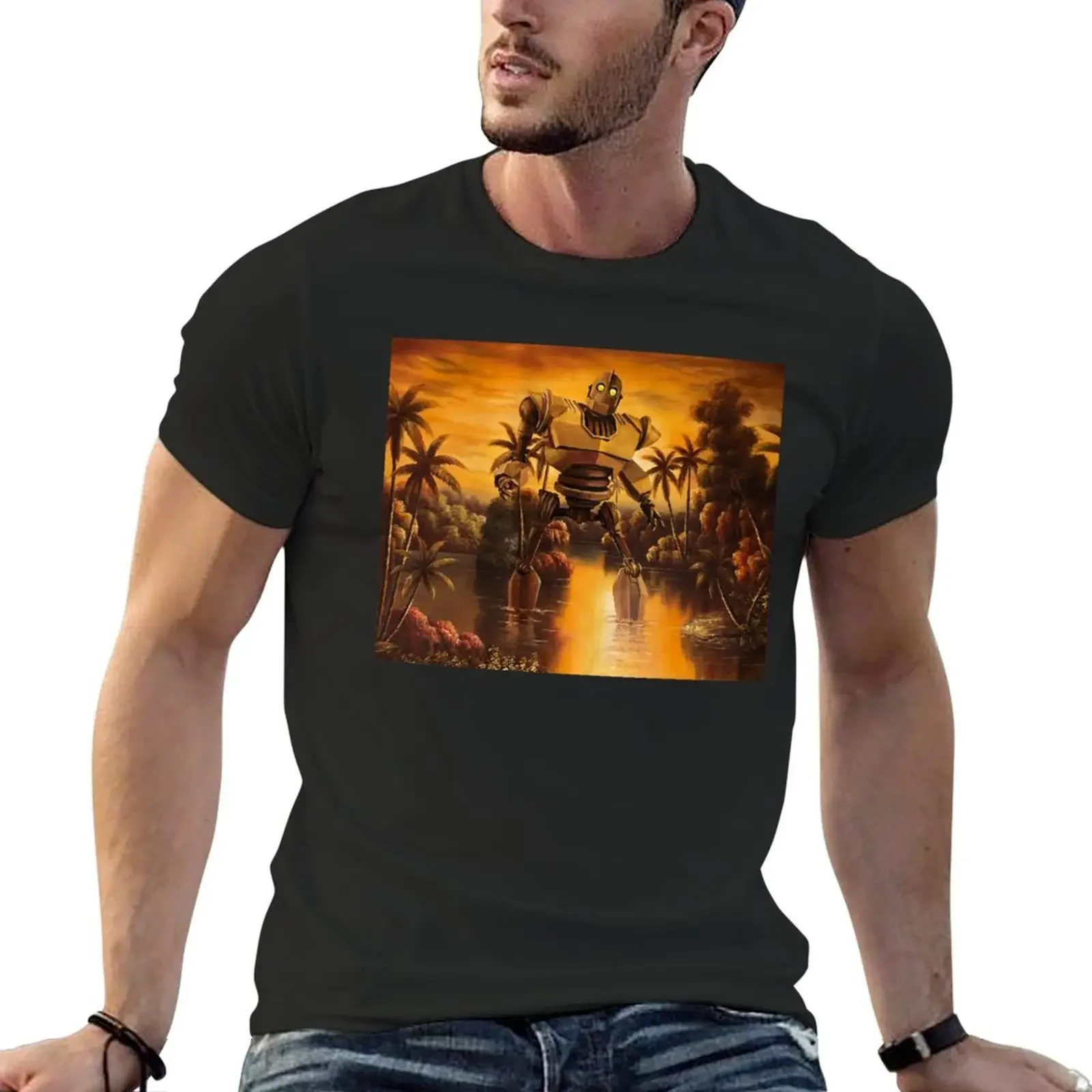 Iron Giant Swamp T-Shirt essential t shirt summer top custom t shirt designer t shirt men