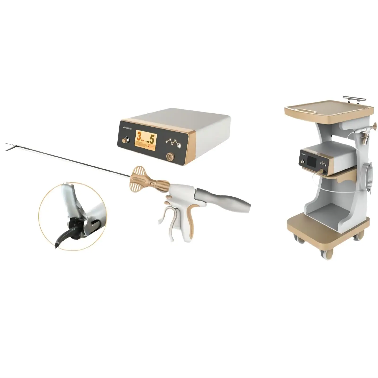 

Veterinary Ultrasound Sca lpel System Is Reusable