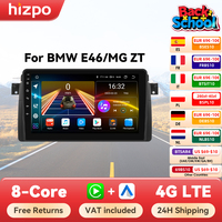 Hizpo Android Auto Car Multimedia Radio For BMW E46 M3 318/320/325/330/335 4G CarPlay GPS 2din Autoradio Navigation Wifi DSP RDS