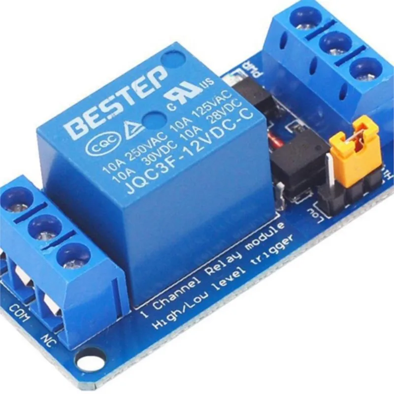 Nuovo durevole 3.3V 5V 12V 24V doppio optoaccoppiatore a 1 canale isolato scheda modulo relè Trigger di alto e basso livello