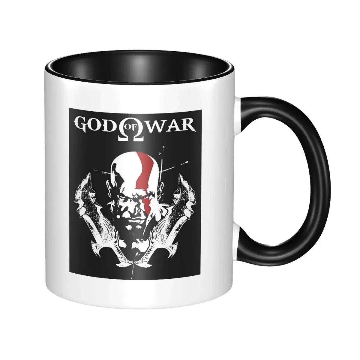 Taza de Cerámica Divertida con Diseño de God of War Ragnarok, Juego de Acción y Aventura, para Café, Té, Leche, Regalo para Hombre o Mujer