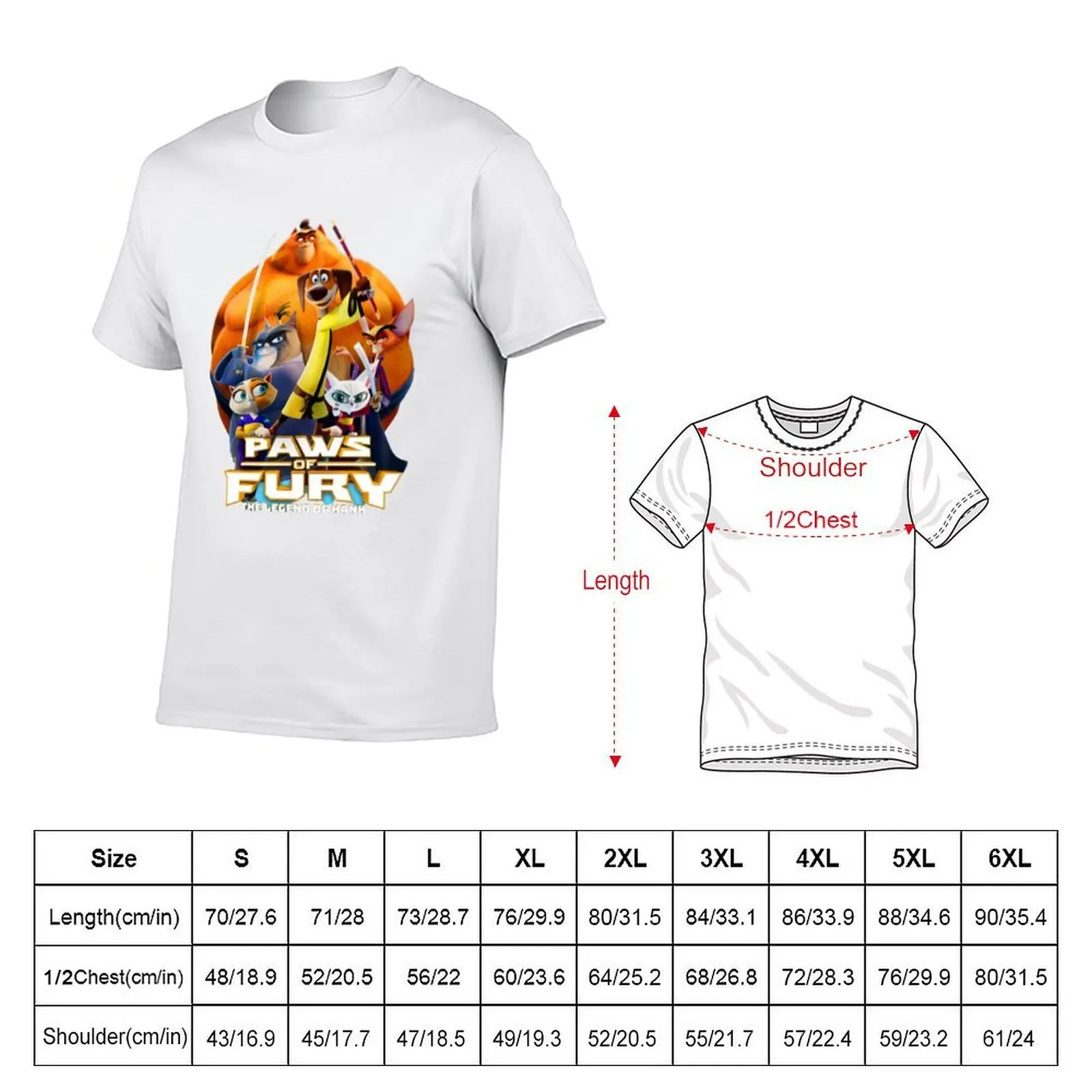 paws of fury T-Shirt man t shirt designer t shirts designer cotton t shirts high quality T-shirt