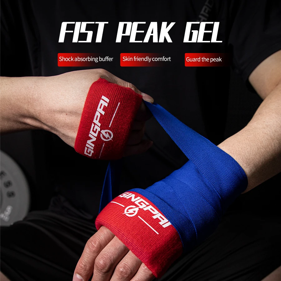 

Boxing Gel Shield Split Finger Boxing Finger Guard Gel Padding MMA Sanda Fighting Training Hand Wraps Boxing Peak Shield