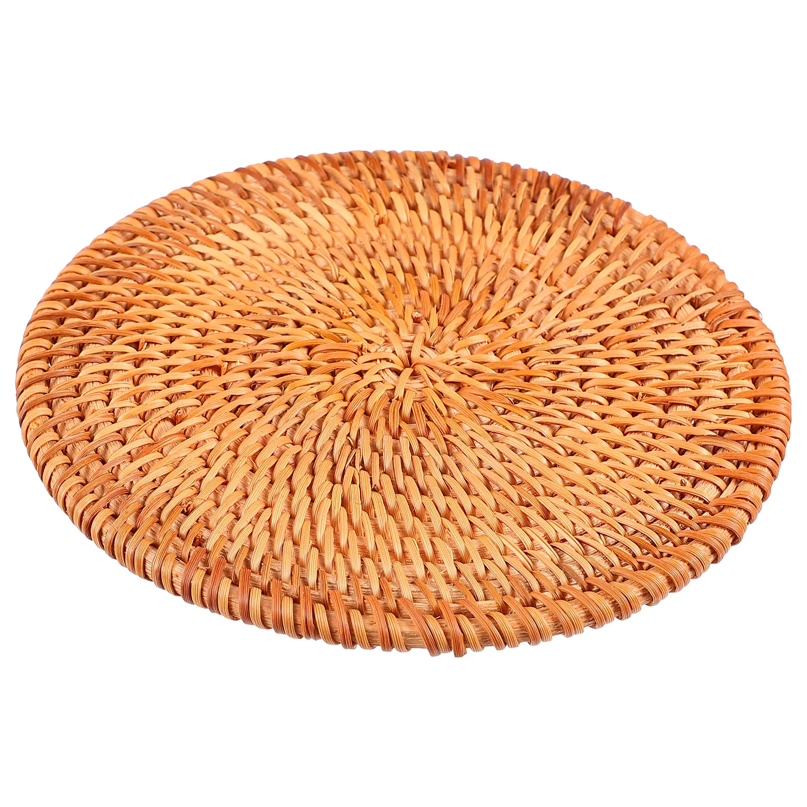 

Vietnamese Woven Coaster 13cm Heat Resistant Place Wooden Bowl Mat Simple Cup Mat Practical Placemat Protect Table Scratches