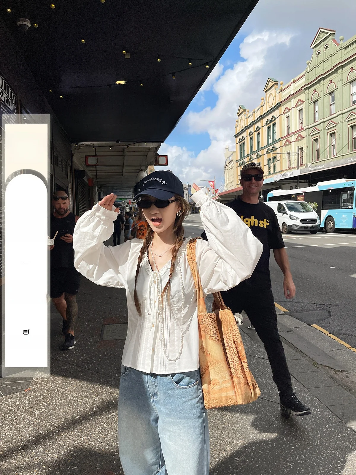 

Casual V-Neck Shirt Women's Early Spring New Style Cotton Long Sleeve Button-Up Floral Lace Trim Loose Fit Commute Fashion