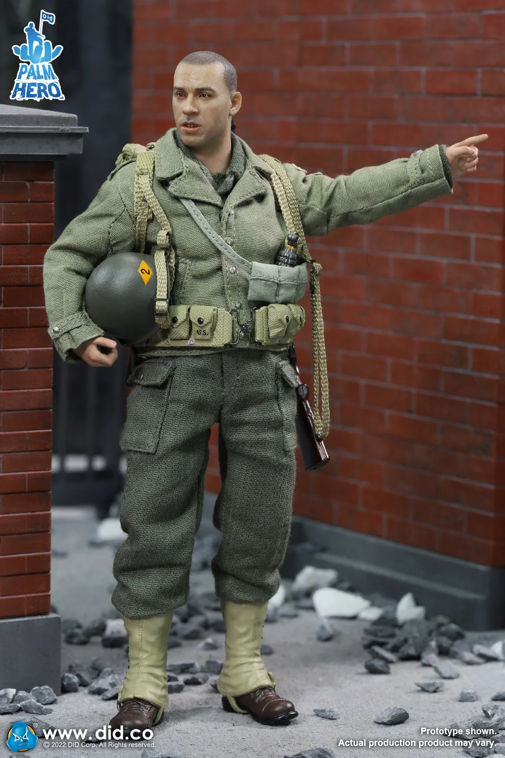 In Stock DID XA80011 WWII US Rangers Capazzo Figure Model 6'' Male Soldier Action Figure Body Doll Full Set Collectible Toy 1/12