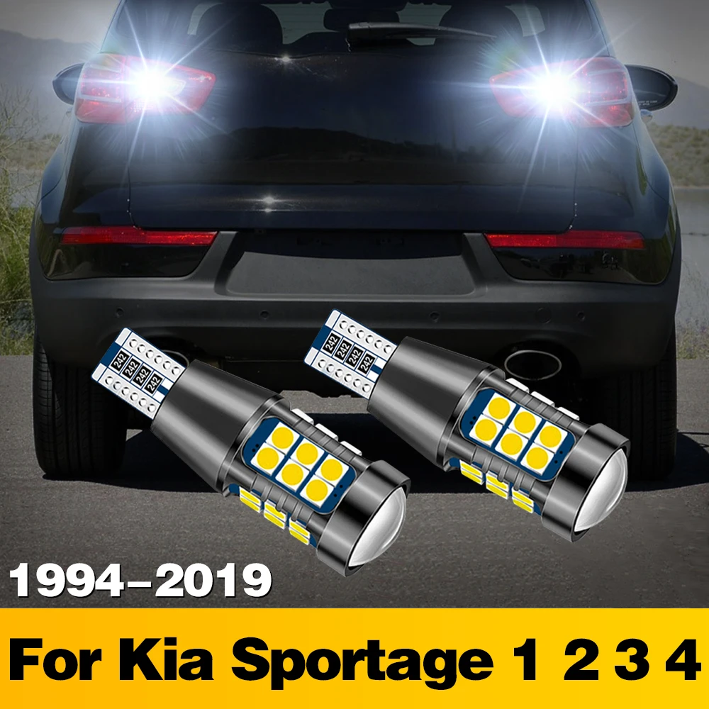 

2 Pcs T15 Signal-Lamp LED Bulb Car Reverse Light Tail Lamp Accessories For KIA Sportage 1 2 3 4 1994-2015 2016 2017 2018 2019