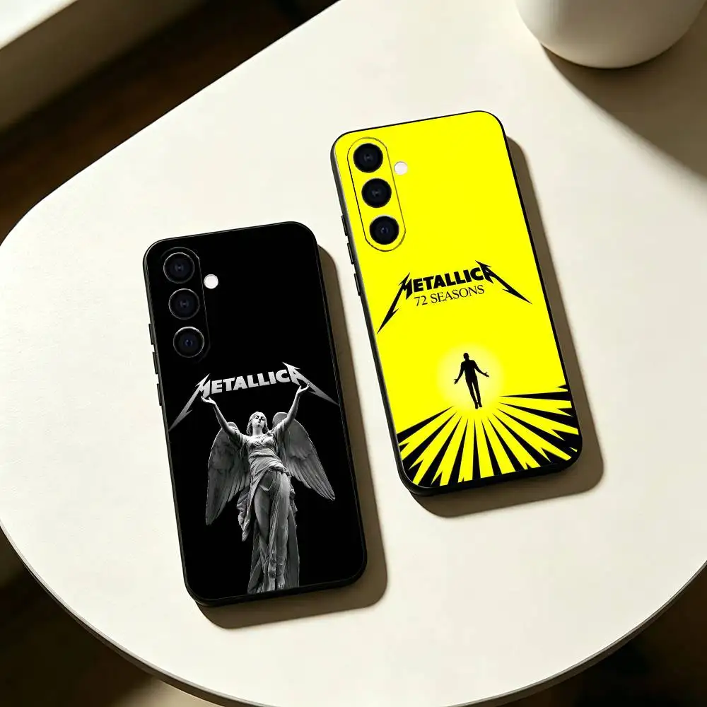 

M-Metallica Band 72 S-Seasons Phone Case Black Silicone Soft For Samsung Galaxy A73,A72,A71,A70,A53,A52,A51