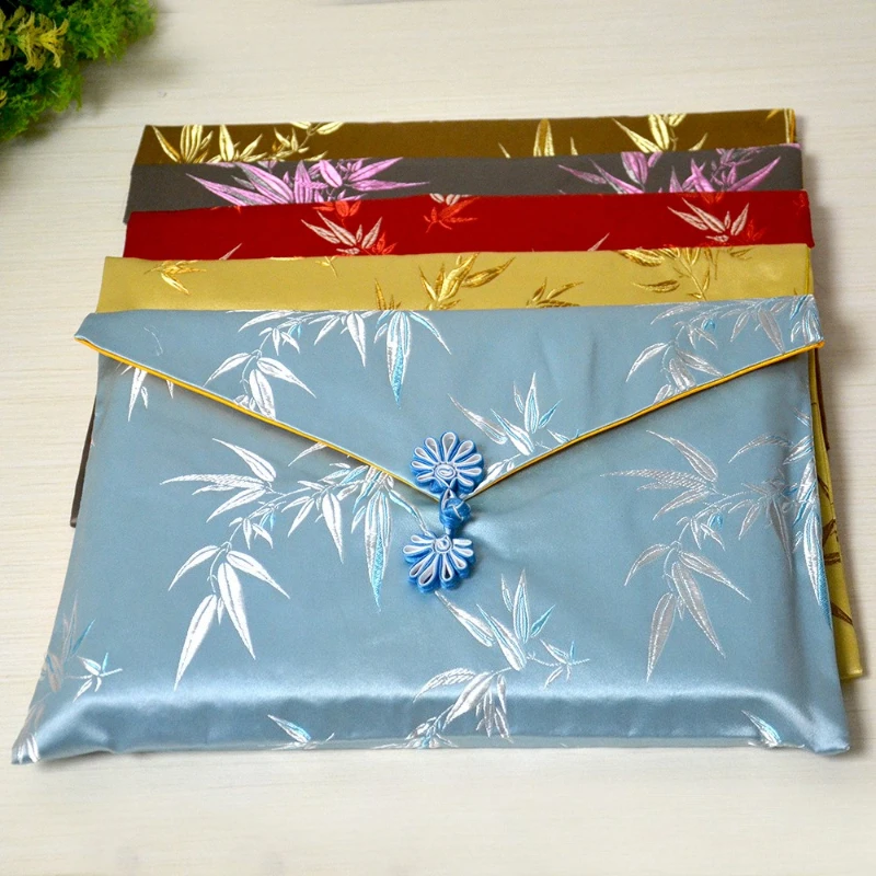 Chinese Style Large Capacity Thickened Bible Bag Storage Bag Gold High-end Portable Brocade Household Temple Worship Meditation