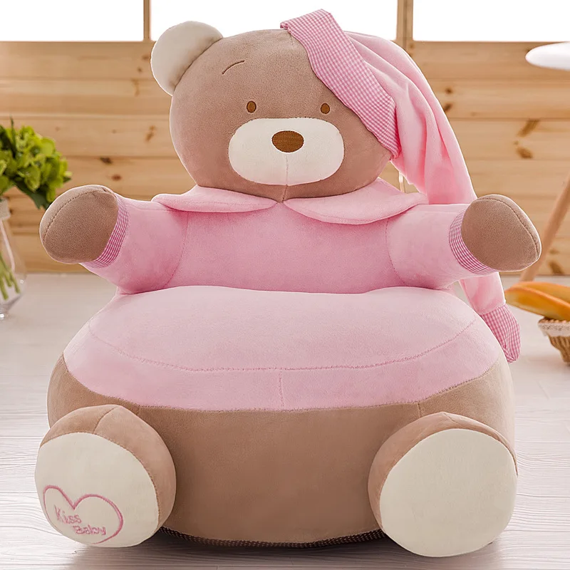 Kartun Bean Bag Penutup Portabel Sofa Penutup Dilepas Sofa Kosong Furnitur Bayi Turunan Perifer untuk 2-6 Tahun Anak