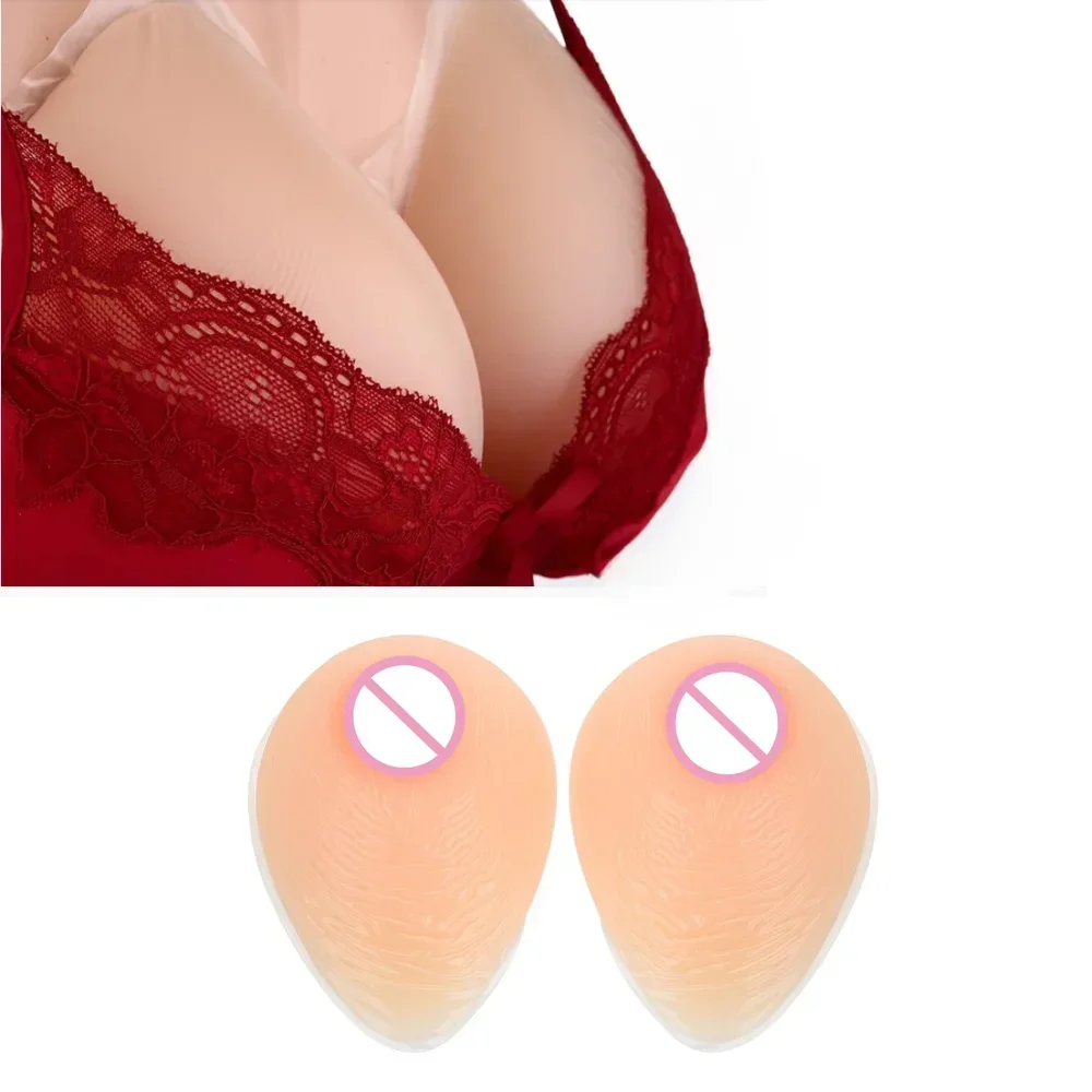 Artificial Fake Breast Shemale Silicone Breast Forms Huge Realistic Fake Boobs Transgender Postoperative Crossdresser Mastectomy