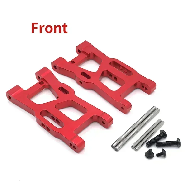 WLtoys 124018 124019 144001 RC قطع غيار السيارات المعدنية الجبهة سوينغ الذراع الخلفي سوينغ الذراع الأمامي كأس التوجيه C مقعد العجلة الخلفية