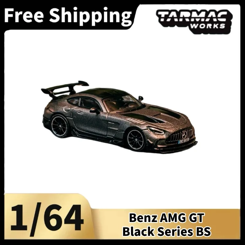 [In Stock] Tarmac Works 1/64 AMG GT Black Series Raw Body Chase Car, Alloy Static Hobby Collectible Model