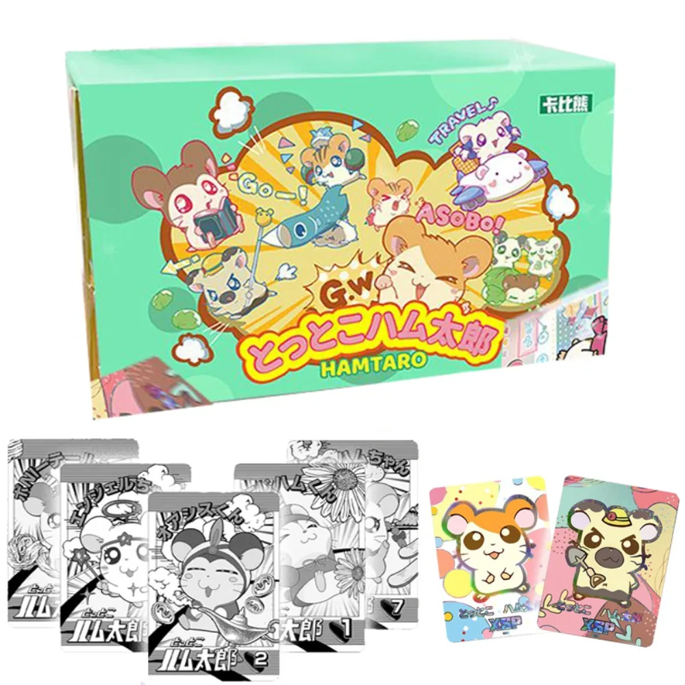 

Original Hamtaro Card For Children Animated Home Fantasy Bijou Panda Boss Oxnard Maxwell Limited Game Collection Card Kids Gifts