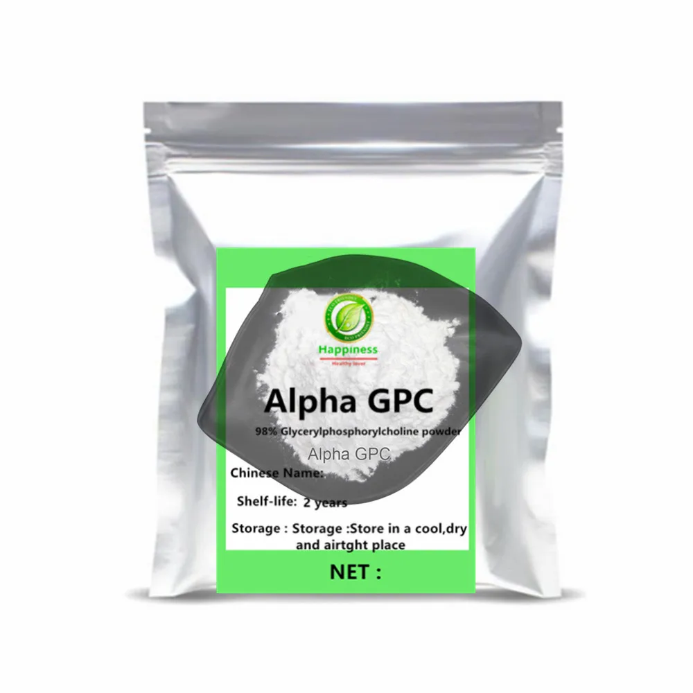 98% Alpha GPC Powder CAS 28319-77-9 Glycerol Phosphate Choline Industrial Formula Raw Material Bulk Foil Pack