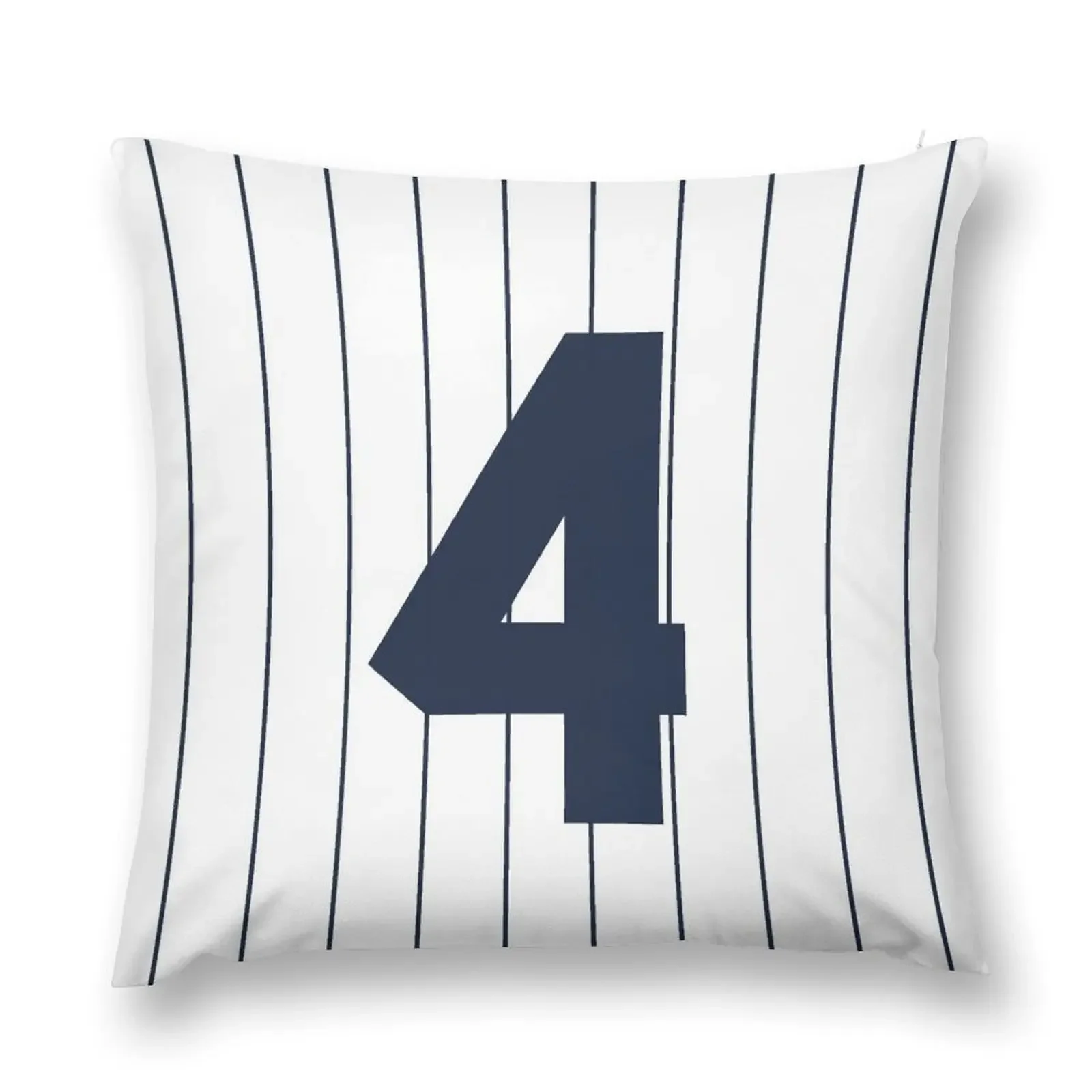 Number 4 Pinstripe Design Throw Pillow Couch Pillows Cushions For Decorative Sofa pillow