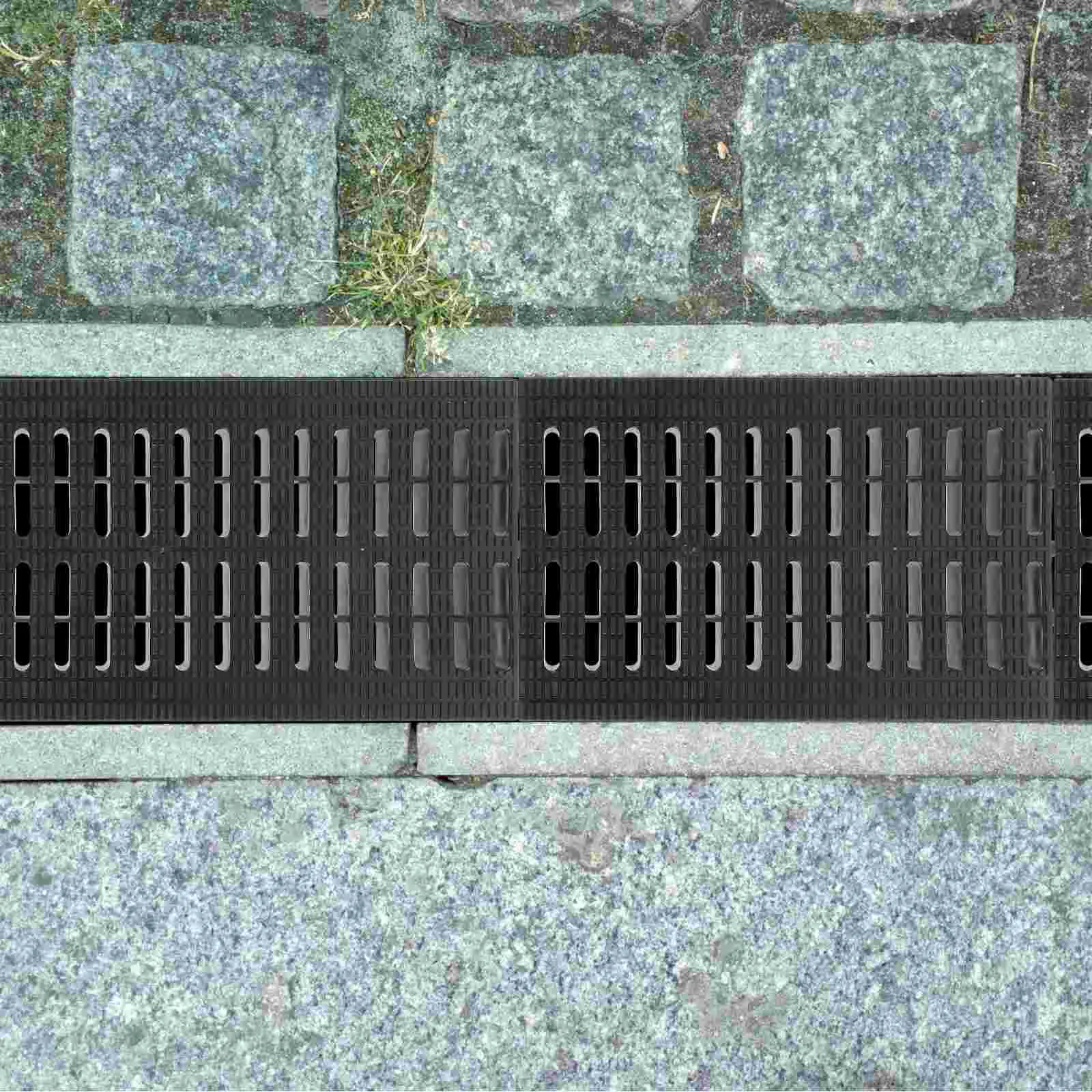 

Trench Cover Outdoor Garden Drain Grate Channel Grid Structure Accessory Plastic Driveway Sewer Kitchen