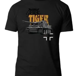 Panzer Armoured Division Bundeswehr Tiger VI Tank T-Shirt. Summer Cotton Short Sleeve O-Neck Mens T Shirt New S-3XL