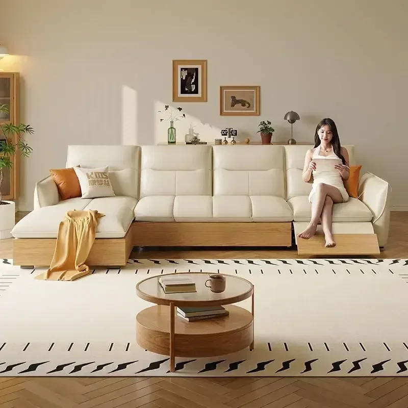 

Уютный диван с высокой спинкой из натуральной кожи, электрический дизайнерский диван-реклайнер, современные роскошные диваны для гостиной, мебель для дома