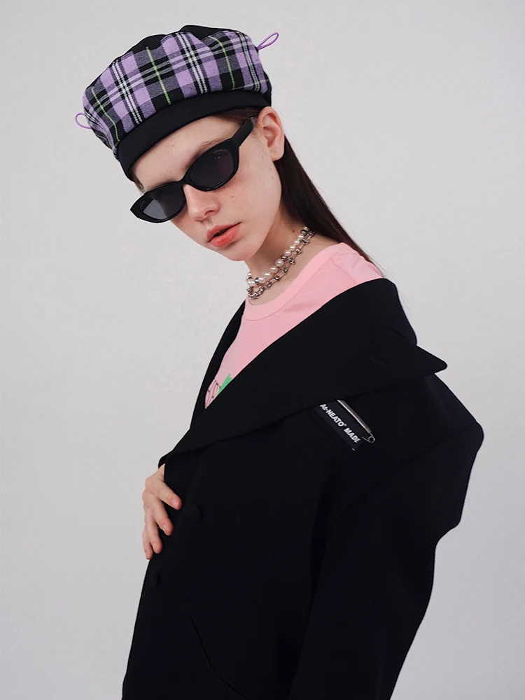 

Neato Loose Fit American Sle Women's Casual Long Sve Streetwear Vintage OS Sle Spring Summer New Arrival Suit Jaet