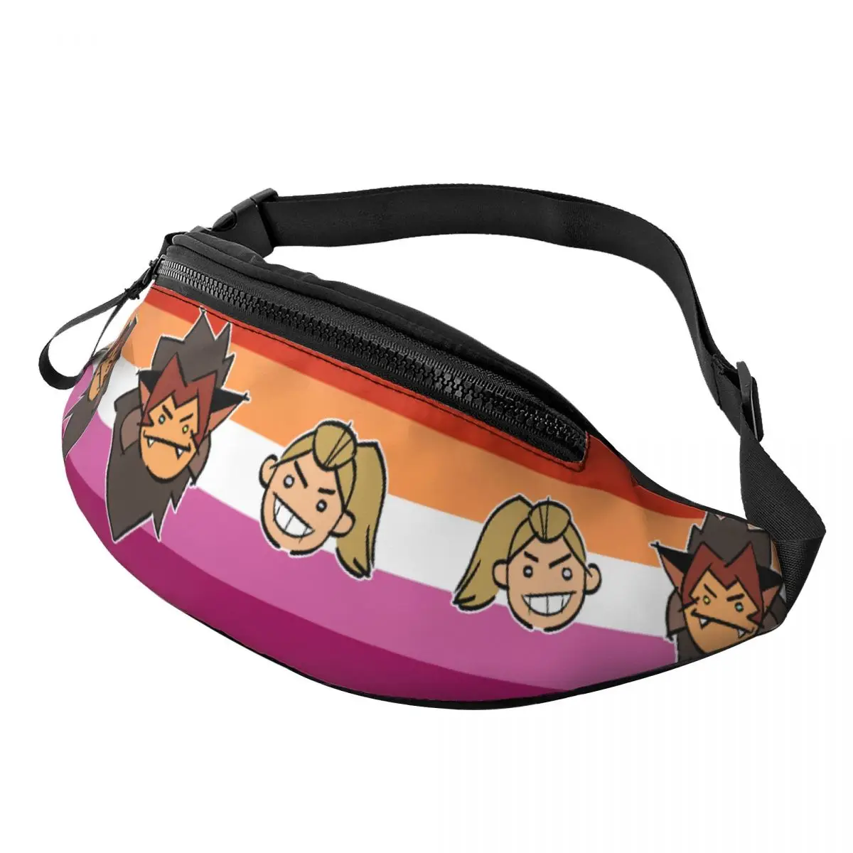 

LGBTQ Pride Printed Waist Bags Catradora Fashion Belt Bags Man Women's Sport Fanny Pack Design Banana Packs