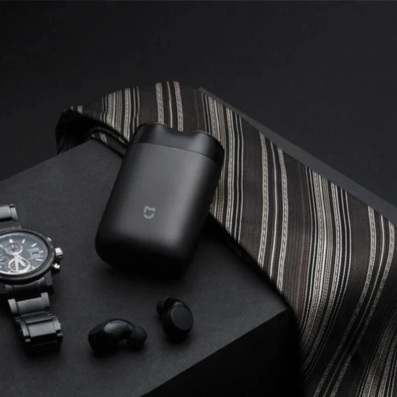 Xiaomi Mijia S100 Golarka elektryczna dla mężczyzn Mi Przenośne wodoodporne golarki USB Akumulator z torbą do przechowywania Pływająca głowica