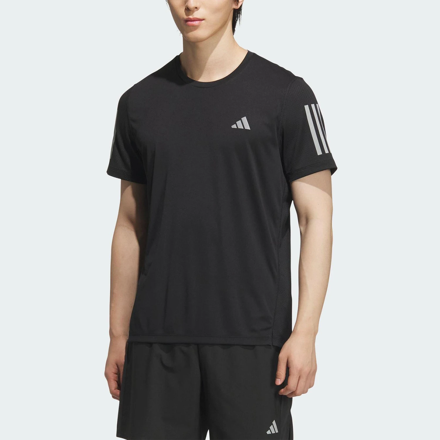 

Adidas genuine men's breathable training running short sleeved JY6982