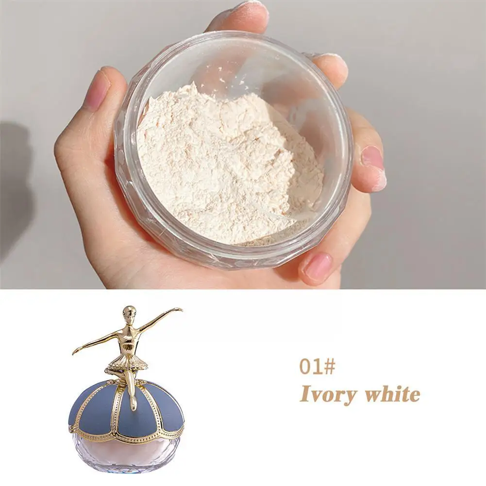 Ballet Face Loose Setting Powder Waterproof Long Lasting Oil Foundation Matte Invisible Base Makeup Facial Pores Control S6I9