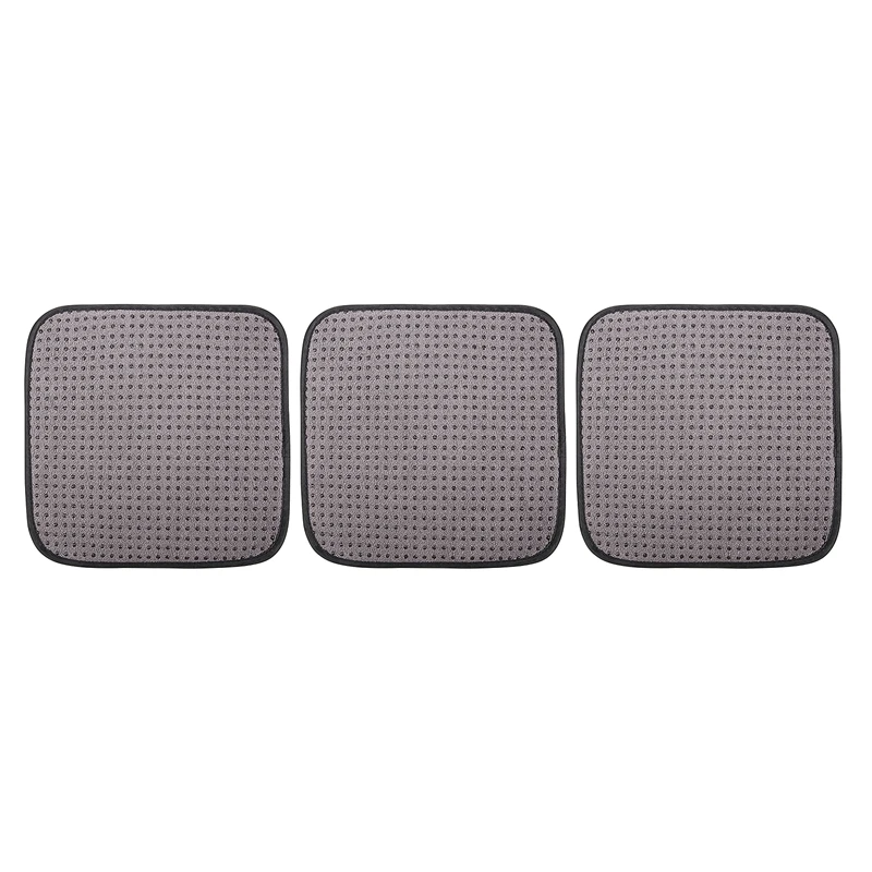 B93B-(3-Pack) Microfiber Ground Ball Towel - 8 Inches X 8 Inches Premium Quality Ground Ball Shammy Pad With Easy-Grip Dots