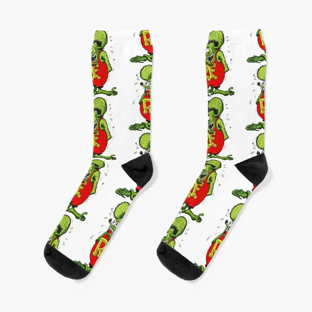 

The Rat Fink Socks hiphop Toe sports happy Socks Female Men's