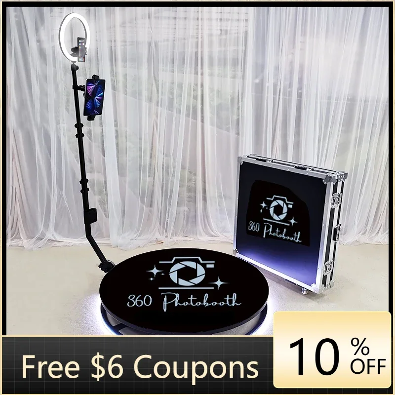 

customized products New Dropshipping Spinner Slow Motion Led 360 Degree Party Video Booth 360 Phot
