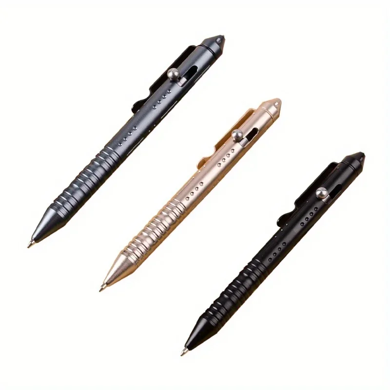 1Pc Tragbare Taktische Stift Selbstverteidigung Glas Breaker Aluminium Legierung EDC Werkzeuge für Outdoor Camping Notfall Kit Kugelschreiber