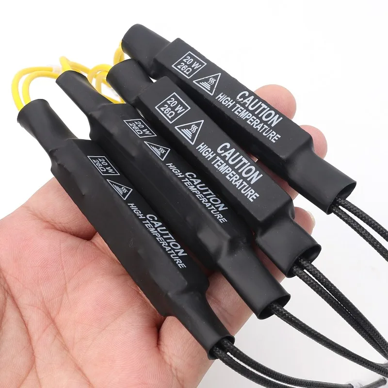 1-3 قطعة دراجة نارية LED بدوره أضواء الإشارة خطأ فك المتعري مؤشر تحميل المقاوم 12 فولت تيار مستمر 20 واط حل الوامض خطأ فك #3