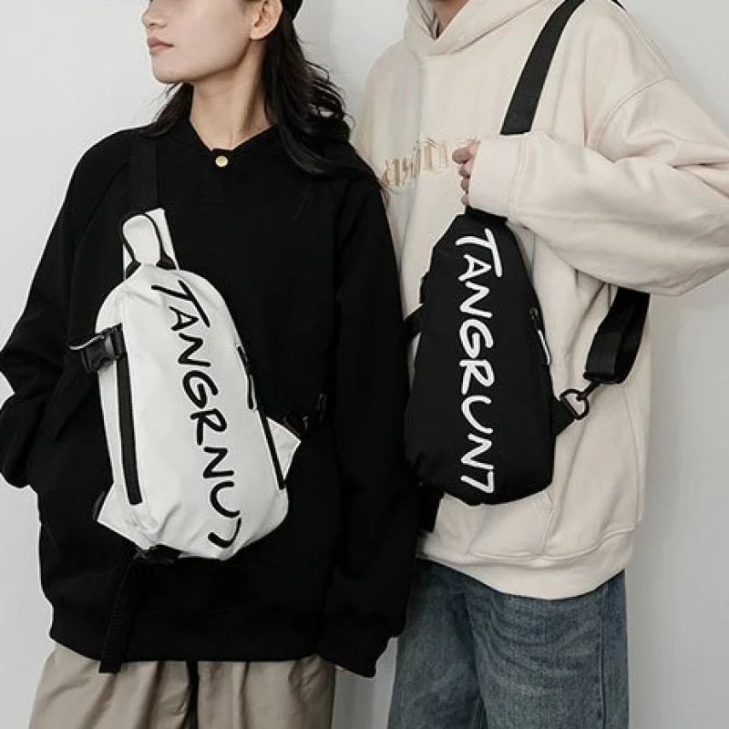 

Нагрудная сумка, рюкзак через плечо, мужская водонепроницаемая сумка из ткани Оксфорд, женская повседневная сумка-мессенджер, маленькая сумка унисекс