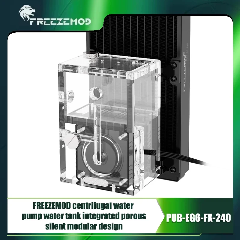 

Square Reservoir + Pump Combo AIO Modular Design, 650L/H Centrifugal Pump-core 150ML,