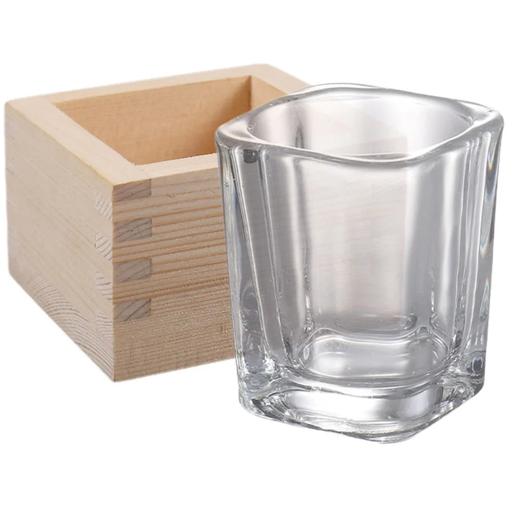 

Wooden Sake Rice Drinking Mug Coffee Mug Drinkware Set Glass Tea Cup Cups Japanese Tea Cup Water