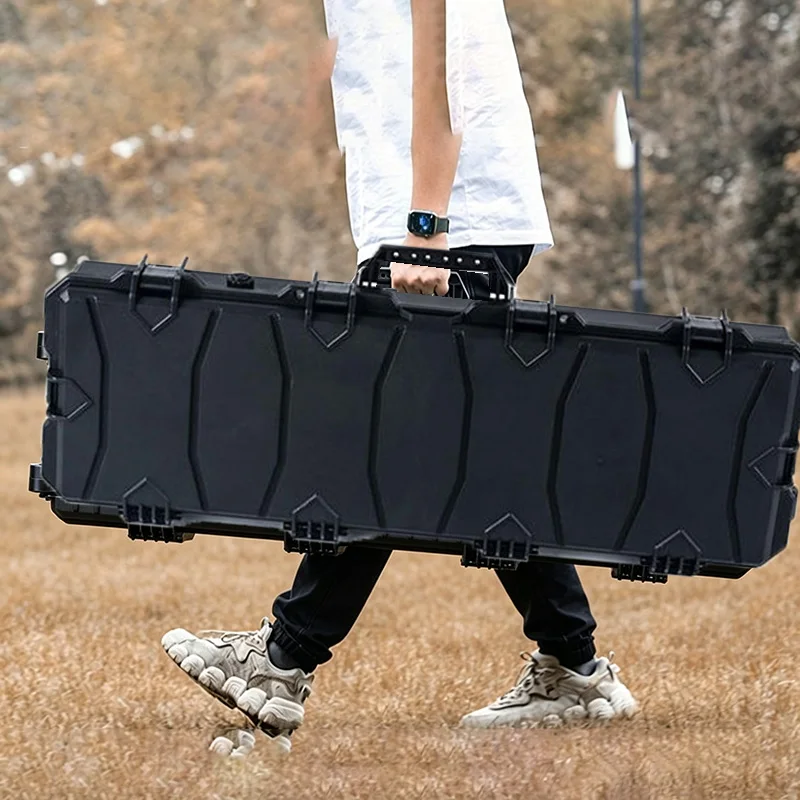 Waterproof Tool Case Wheeled Stackable Tools Storage Boxes Large Tough Build Handheld Toolbox with Sponge Equipment Safety Box
