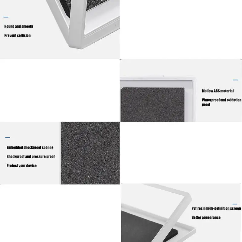 Shower Tablet Holder Waterproof Bathroom Tablet Case Mount Shelf Mount Shelf With Touchable Anti-Fog Screen For Tablets