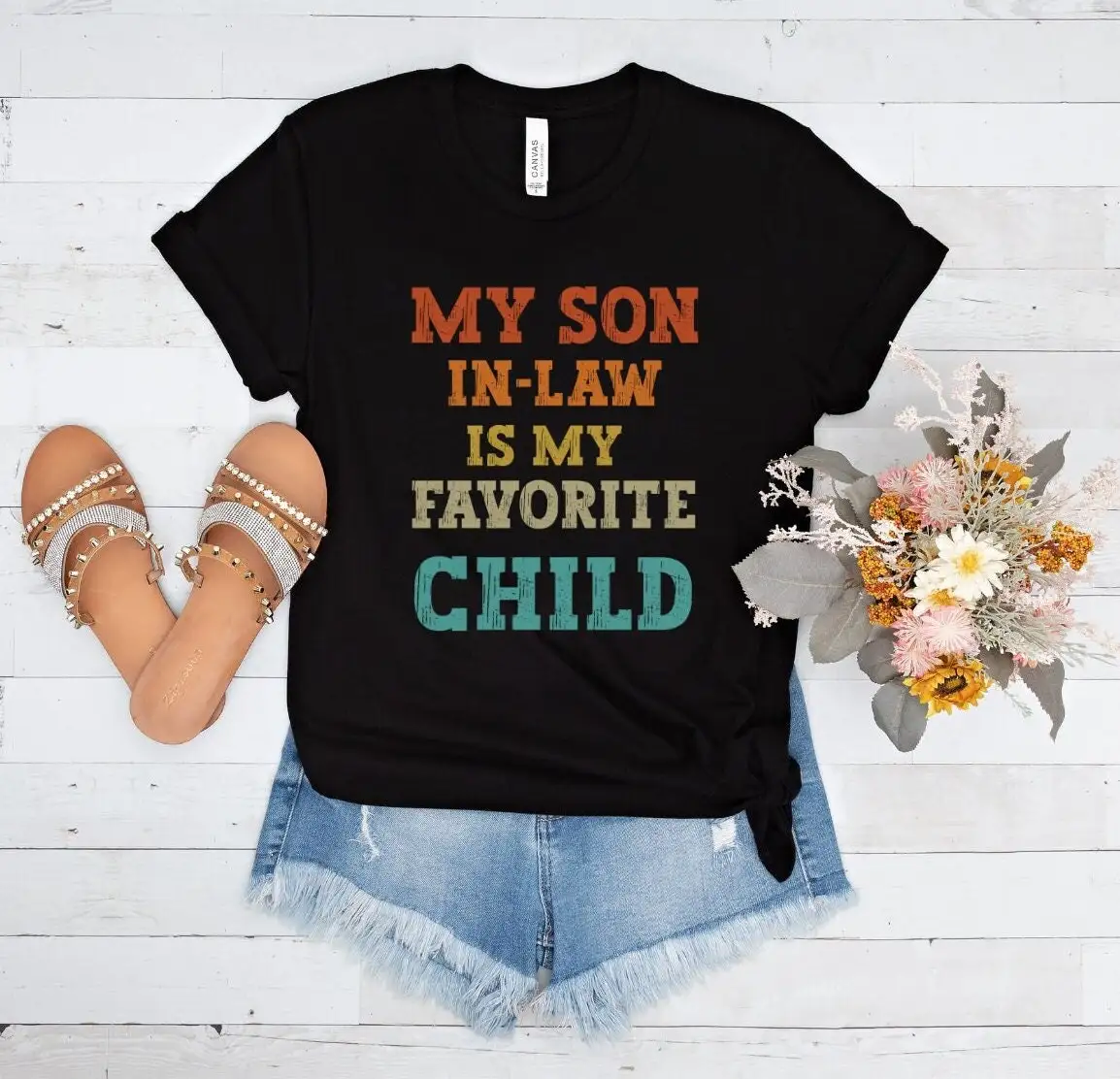 Mother In Law T Shirt Favorite Son Funny To My Child Wedding