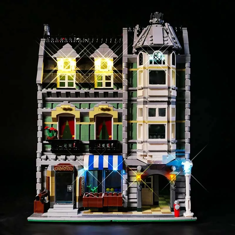 2352 PCS Green Grocer Compatible10185 15008 Building Blocks Bricks Birthday Girls Toys