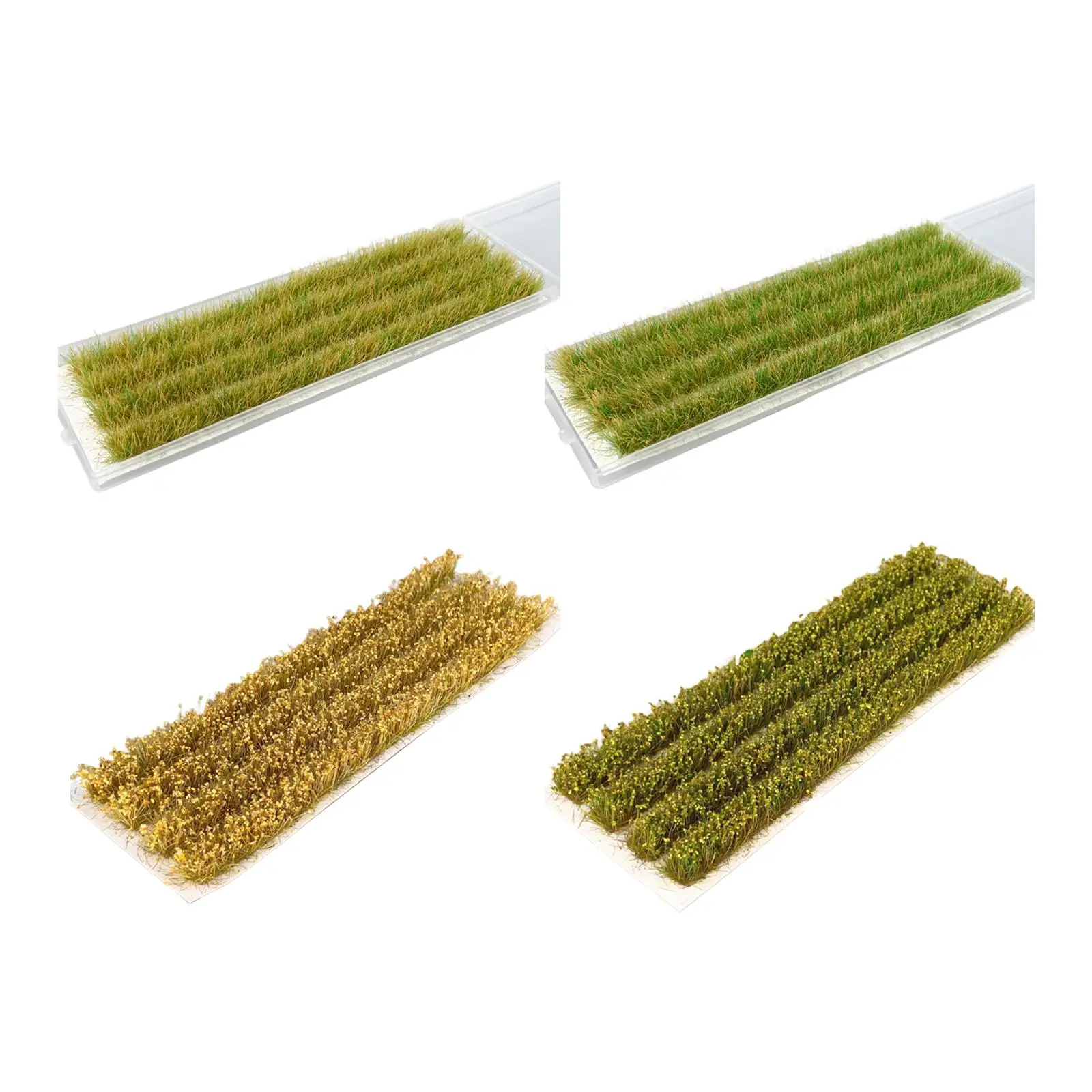 Grass Miniature Grass Strips Centerpiece Paddy Field Grass Model Bushy Tuft Terrain Model for Garden DIY Model Train