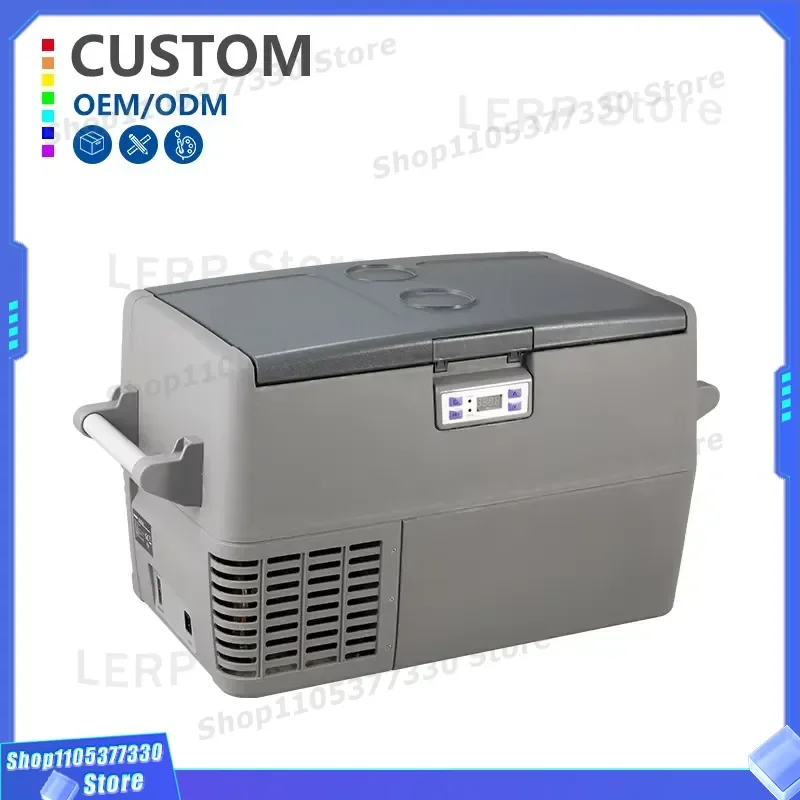 High Quality 12v 24v Solar Refrigerator Fridge Freezr Low Noise Small Car Freezer Used for Car Cooler Box 12v